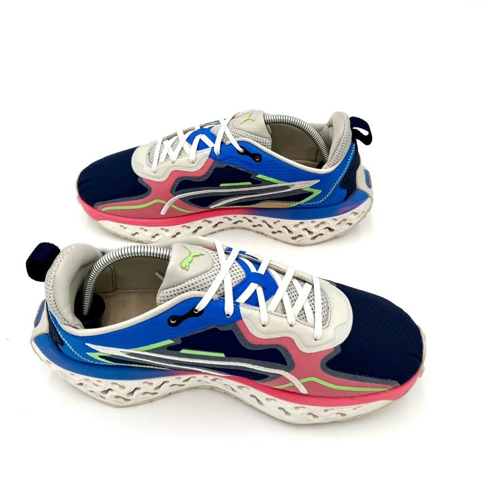 Puma Vibrant‎ Blue and Pink Athletic Shoes